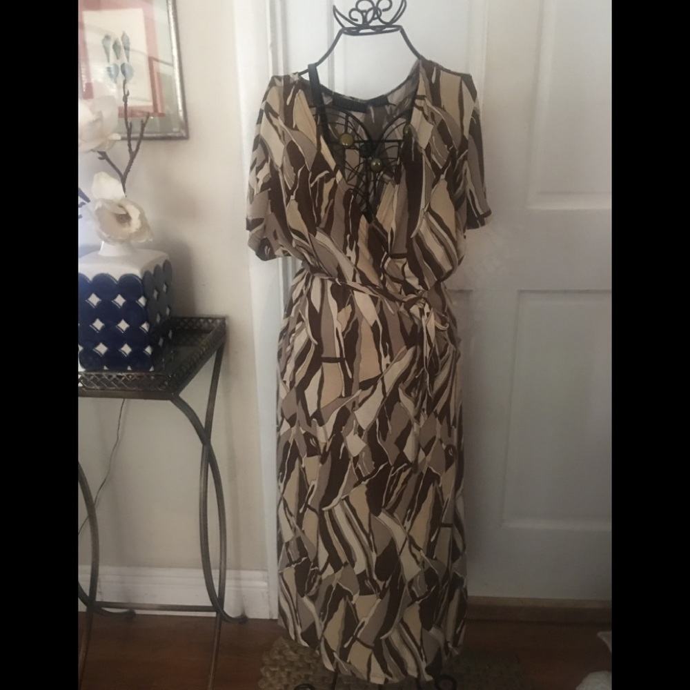 Woman’s wrap dress